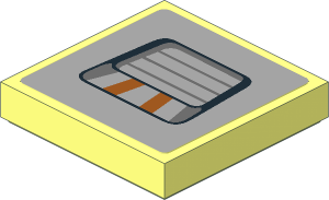 Tile  2 x  2 with Narrow Grid Sticker