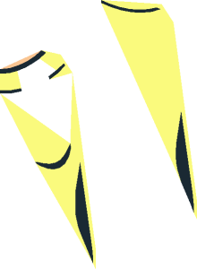 ~Minifig Torso with Uniform Vest with Light Nougat Neck Half Pattern