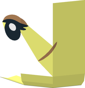 ~Minifig Head with Black Eye with Eyelash and Medium Nougat Cheek Line Quarter Pattern