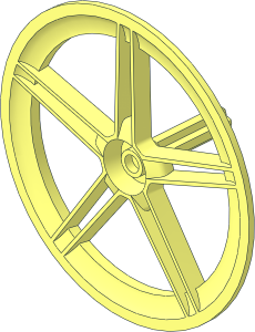 Wheel Cover 5 Spoke for Wheel 34 x 56