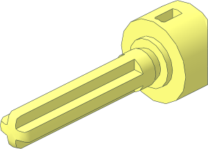 Technic Steering Constant Velocity 8mm Joint Female with 3L Axle