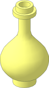 Minifig Accessory Bottle / Erlenmeyer / Florence Flask