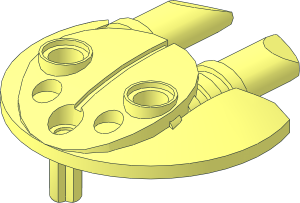 Constraction Shield  5 x  5 with Dual Prongs