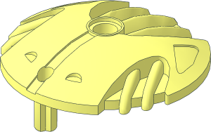 Constraction Shield  5 x  5 with Carved Metal Blade