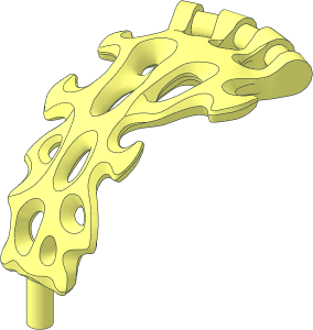 Power Burst Energy Effect Rounded with Bar and  3 Handles