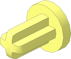 ~| Circuit Cubes Geared Motor Shaft