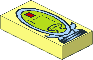 Tile  1 x  2 with Elliptical Display Pattern