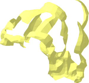 ~Minifig Hair Female Long Wavy, High Back Ponytail with Marbled Opal Trans Dark Pink Pattern - Marbled