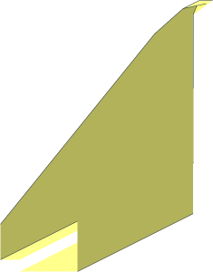 ~Slope Brick 31  1 x  1 x  0.667 - Side Half