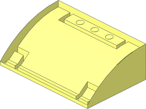 ~Windscreen Curved  4 x  6 x  1.667 without Top Faces