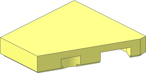 Tile  2 x  2 Cut Left