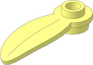 Plant Round 1 x 3 - 1 Leaf