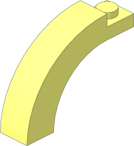 Arch  1 x  4 x  2.333 with Curved Top