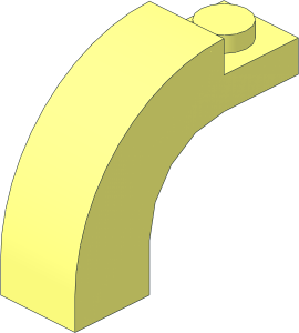 Arch  1 x  3 x  2 with Curved Top