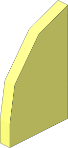 ~Brick  2 x  2 x  1 with Curved Top - Curved Cavity