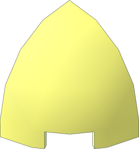 Brick  1 x  1 x  1 Round Quarter Dome with Curved Top