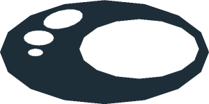 ~Sticker  1.8 x  1.8 Round with Eye of a Rooster