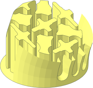 ~Brick  3 x  3 Curved 45 Degrees, Half