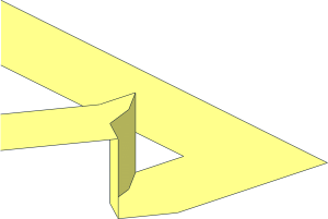 ~Brick  1 x  1 x  1.333 Round Quarter Dome with Curved Top - Bottom Half