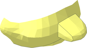 ~Animal Fish Body Front without Patternable Surfaces - Half