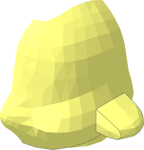 ~Animal Fish Body Front without Patternable Surfaces - Half