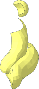 ~Animal Panda without Patternable Surface - Half - Foot