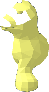 ~Animal Seal Body no Tail without Patternable Surfaces - Half