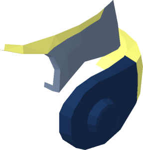 ~Minifig Helmet with Cheek Protectors and Communicator - Pattern