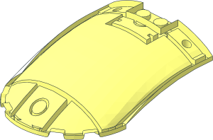 ~Windscreen  8 x  6 x  2 Curved without Patternable Surfaces