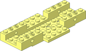 Car Base  6 x 12 with Axle Holes