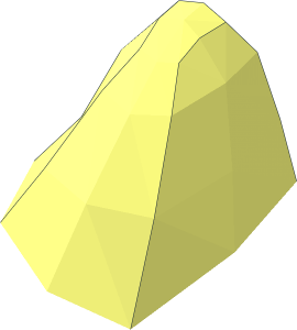 ~Minifig Large Lower Jaw with Canines and Pointed Ear  Patternable Surfaces - Half / Tooth