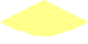 ~Tile  1 x  1 with White Star / Sparkle Pattern quarter