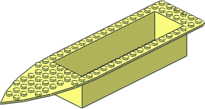 ~Boat Hull Floating  6 x 24 x  3 Insert