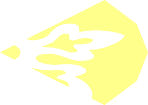 ~Tile  1 x  1 Round with White Six-Pointed Snowflake Pattern - Quarter