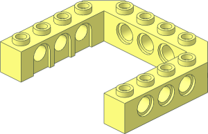 Technic Brick  6 x  5 Double Corner with Holes