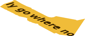 ~Sticker  1.8 x  2.8 Gold Enterprise Dedication Plate "ly go where no"