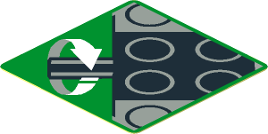 Sticker  1.8 x  1.8 with Rotation Sensor