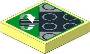 Tile  2 x  2 with Rotation Sensor Sticker