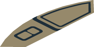 ~Electric Brick  4 x  4 x  0.667 Round - Top with  2 Studs - Ghostbusters Pocket