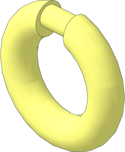 Minifig Life Preserver with Handle