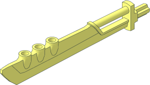 Constraction Blade 11L with Grip and Three Vertical Bar Holes on Top