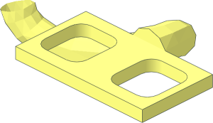 ~Minifig Tail Lion - Tail