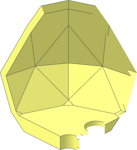 ~Container  3 x  6 x  3.333 Crystallized - Half