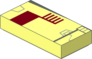 Tile  1 x  2 with SW Left Mini X-Wing Pattern