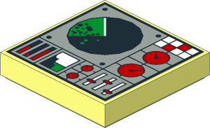 Tile  2 x  2 with Radar and Controls Sticker
