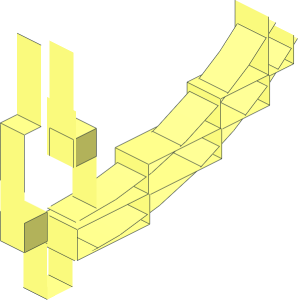 ~Minifig Bow Blocky Side Half