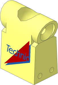 Technic Action Figure Torso with Technic Logo and Red Triangle Pattern