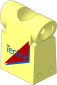 Technic Action Figure Torso with Technic Logo and Red Triangle Pattern