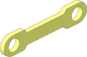 ~Minifig Toy Train - Coupling Rod