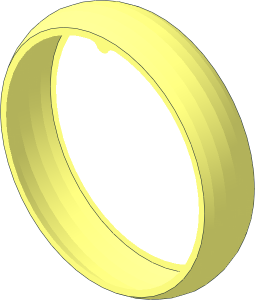 ~Tyre for Wheel 14 x 54 with 4 Spokes with Integral Tyre